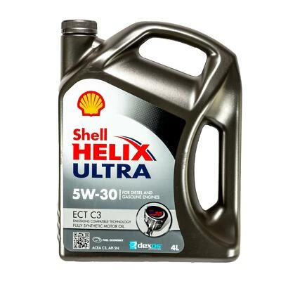 4 Liter original Shell Helix Ultra ECT 5W30 C3 Motoröl MB BMW OPEL ACEA C3 SET - Bild 1 von 2