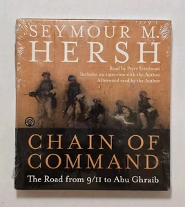 Chain Of Command Seymour M Hersh Audiobook CDs The Road From 9/11 To Abu Ghraib - Picture 1 of 10