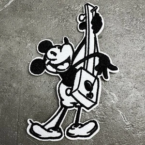 π₯ Disney Mickey Mouse Steamboat Willie Embroidered Iron On Patch FREE SHIP! - Picture 1 of 4