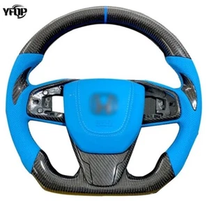 Steering Wheel Carbon Fiber and Alcantara Honda OEM ACCESSORIES - Picture 1 of 2
