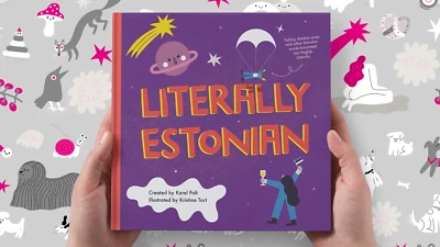 Literally Estonian - illustrated fun hardcover book, brand new, signed by author - Image 1 of 4