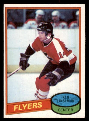 1980 Topps Ken Linseman # 24 Philadelphia Flyers - Image 1 of 2
