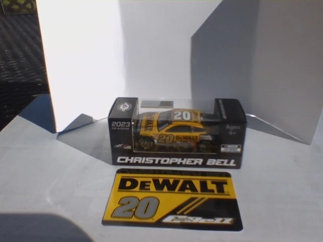 Christopher Bell 1/64 2023 #20 Dewalt Toyota Camry Bristol Dirt Win w/2022 Decal