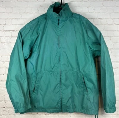 Chaqueta De Colección Eddie Bauer Chaqueta EBTEK Cremallera Completa Verde Para Hombre Talla Grande Alta Foto 1 de 4