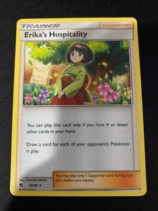 Pokemon Erika's Hospitality 56/68 Rare Hidden Fates Near Mint - Picture 1 of 1