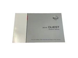 2016 Nissan Quest Owners Manual - Picture 1 of 1