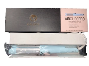 Calista AirGlide Cool Breeze Styler Iron Wave Curl Smooth Straighten BLUE - Picture 1 of 8