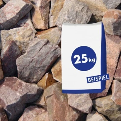 25kg Quarzitbruch Rot 40-70 mm Sack - Bild 1 von 2