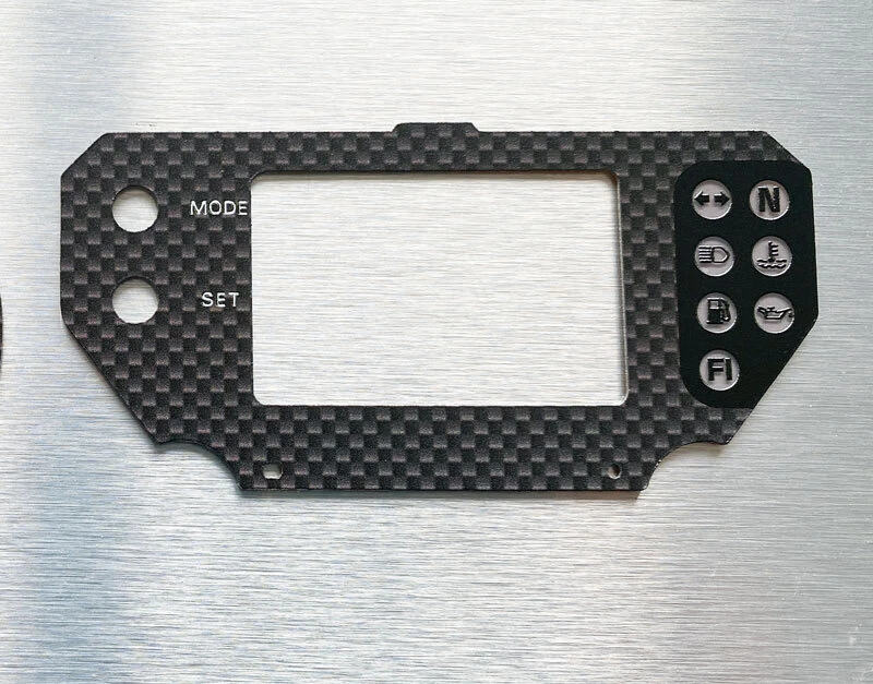 Tachoscheiben Blende passend für KTM 990 640 Superduke Carbon Tachometer - Bild 1 von 1