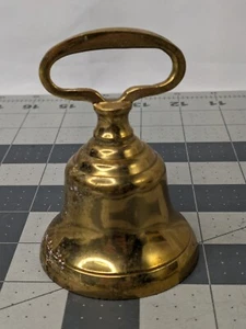 Brass Hostess Bell Hand Grip 3.5 Inch - Picture 1 of 6