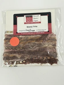 BBP Bazzill Basics Papier Siena Trio Faserreste 21 Yards - Bild 1 von 2