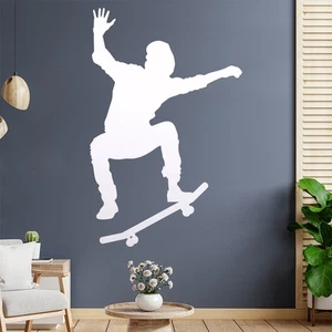 Skateboard Skaten Figur Wandaufkleber - Picture 1 of 204