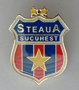 Distintivo spilla bavero calcio smaltato Steaua Bucarest. PB2-355 - Foto 1 di 3