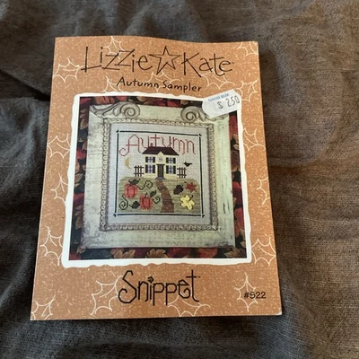 Lizzie Kate Cross Stitch Snippet Leaflet "Autumn" S22 - Image 1 of 2
