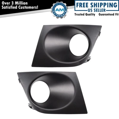 Juego de bisel de luz antiniebla negro para Nissan Versa 2007-2011 Foto 1 de 4