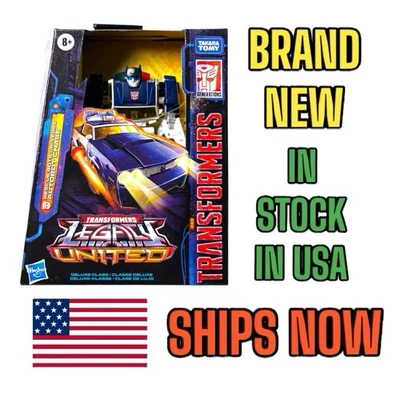 Transformers Legacy United Chase Rescue Bots Deluxe Police Car Figure IN USA NEW - Image 1 of 4