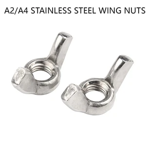 A2/A4 Edelstahl Flügelmuttern Absperrmutter DIN 315 M3 M4 M5 M6 M8 M10 M12 - Bild 1 von 7