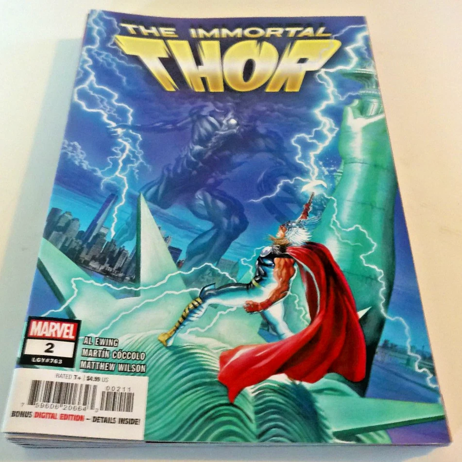 Immortal Thor # 2--2nd appearance of Utgard Thor--Al Ewing--Alex Ross Cover--VF+ - Image 1 of 1