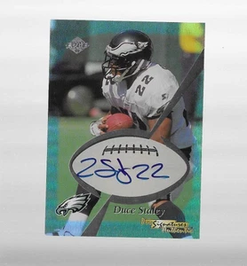 1999 Collectors Edge DUCE STALEY Philadelphia Eagles AUTO #D 32/40 - Picture 1 of 2