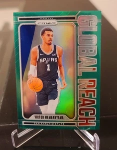 Victor Wembanyama 2024-25 Panini Prizm Global Reach Green Prizm #9 Spurs 💎 MINT - Bild 1 von 5