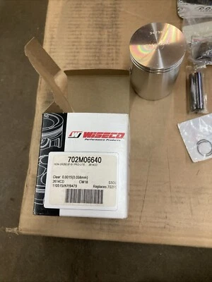 Kit de pistão Wiseco - 702M06640 - Honda CR250R 1997-2001, furo padrão 66,40mm - Imagem 1 de 4