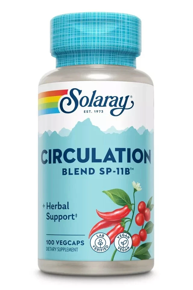 Solaray SP 11b Circulation Blend Supplement 100 Count
