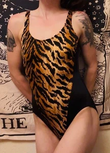 Pacific Connections Swimwear Animal Print One-Piece Swim - Picture 1 of 8