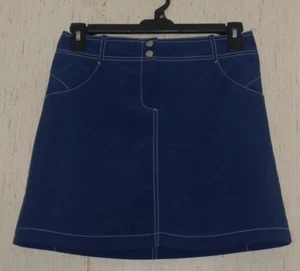 EXCELLENT WOMENS ANNIKA CUTTER & BUCK DARK BLUE SKORT  SIZE 4 - Picture 1 of 3