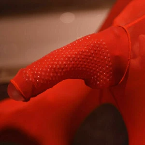 Collant Uomo Plus Alto Elastico Lucido Olio Velato Calze Collant Danza - Foto 1 di 25