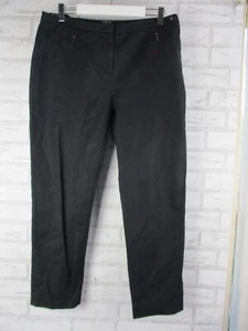 David Lawrence womens straight leg pants black 12 cotton mix - Picture 1 of 11