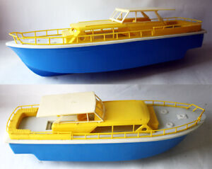 RARE VINTAGE 70'S GREEK PLASTIC YACHT CRUISE SHIP MADE IN GREECE 43cm/17" NEW !
