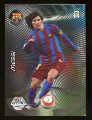 PRUEBA EXTRA GRANDE 2006-07 Panini Megacracks #386 Lionel Messi La Liga FC CABRA Foto 1 de 4