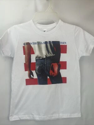Kids Band T-Shirt BRUCE SPRINGSTEEN Born In the USA Size 8 GIRLS BOYS NWOT - Image 1 of 4