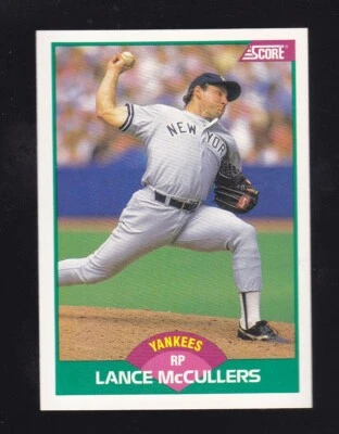 1989 Score Rookie & Traded Lance McCullers #63T New York Yankees - Image 1 of 2