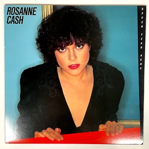 ROSEANNE CASH Seven Year Ache Vinyl LP PROMO Stamp 1981 EX - Picture 1 of 7