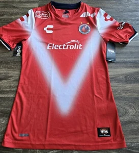 NWT Charly Tiburones Rojos de Veracruz 16/17 Home Jersey Red/White Mens Size XS - Picture 1 of 8