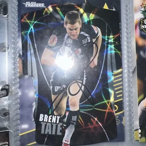 Brent Tate Signed 2009 Select Champions Jersey NRL card New Zealand Warriors - Picture 1 of 1