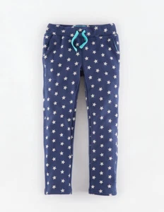 NWT MINI BODEN NAVY BLUE STAR SLIM SKINNY SWEATPANTS 11Y CUTE! - Picture 1 of 1
