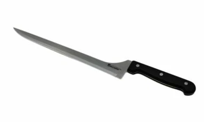 Ronco Showtime Six Star #3 Stainless Steel Kitchen Black Fillet Knife Cutlery