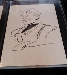 NEGATION MALE-HAND DRAWN & SIGNED/PAUL PELLETIER W/COA(~8x11)CROSSGEN - Picture 1 of 1