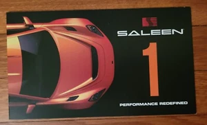 SALEEN S1 SUPERCAR 2018 PERFORMANCE REDEFINED FOLD OPEN BROCHURE - Picture 1 of 3