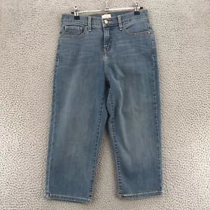 Jeans Levis donna 6 512 denim blu perfettamente dimagranti Capri elasticizzati tutti i giorni - Foto 1 di 12