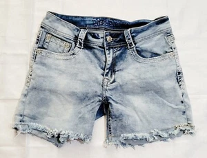 Rose Royce Women's Denim Blue Jeans Short Size 28 - 7/8 Collette Capri/ Bermuda - Picture 1 of 11