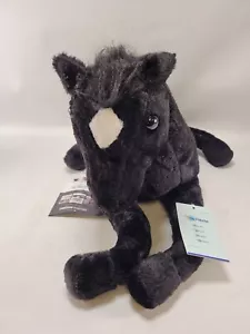 Ma Peluche Black Pony Horse Plush Toy Figure - Picture 1 of 9
