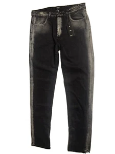 Herren Neu mit Etikett Forever 21 Denim Jeans Größe W 32 schwarz Qualität Skinny Stretch NEU - Bild 1 von 10