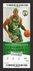 2008 NBA PLAYOFFS CELTICS vs CAVALIERS RD2 GM5 5/14 Full Ticket PIERCE 29pts MVP - Picture 1 of 12