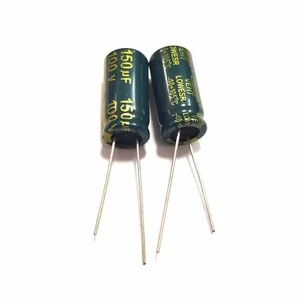 30pcs 150uF 100V 150MFD 100WV 10*16mm Electrolytic Capacitor NEW - Picture 1 of 5