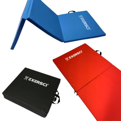 Exersci® dicke klappbare Fitnessmatte Fitnessstudio mit Tragegriff