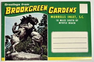 Vtg 1950s Postcard Folder Brookgreen Gardens Murrells Inlet So Carolina 11 Views - Picture 1 of 7