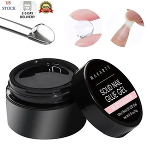 Makartt Solid Nail Glue Gel for Press On Nails- Strong Clear Acrylic Nail Tips S - Picture 1 of 10
